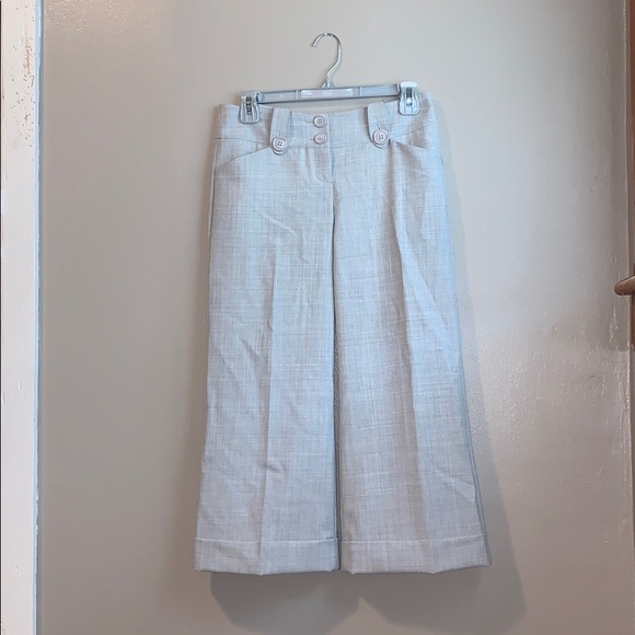 Express Pants - Express, gray editor culotte dress pants